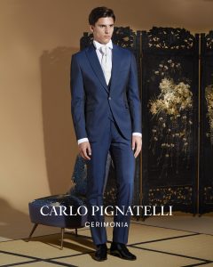 vestito da sposo Carlo Pignatelli 2022. blu Navy.