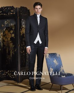 abito Carlo Pignatelli stile particolare.
